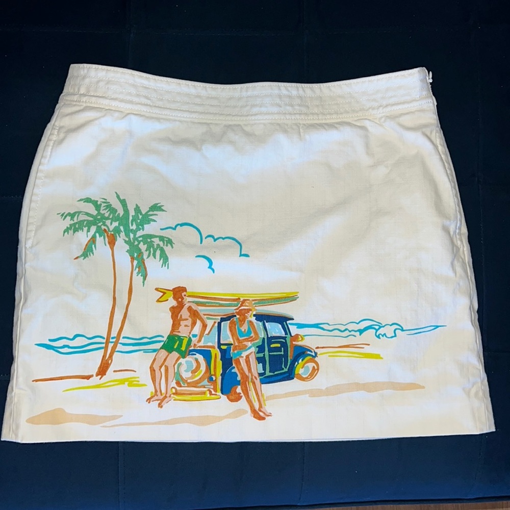 J crew surfer mini skirt